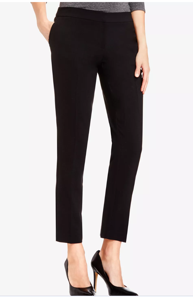 Vince Camuto Faux-Leather Snake-Pattern Pull-On Pants