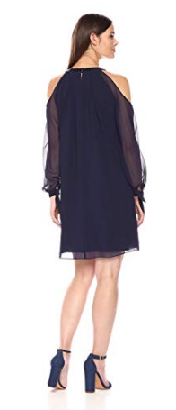 Nic+zoe Women’s Floating in Dress Twilight, Navy, Size 10