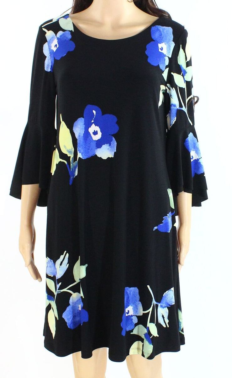 Lauren Ralph Lauren Womens Tycenda Floral Print Casual Dress
