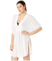 Ralph Lauren Crinkle Rayon Cover Up Tunic Dress
