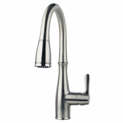Miseno Joslin 1.8 GPM Pull-Down Kitchen Faucet - PVD Stainless Steel R4
