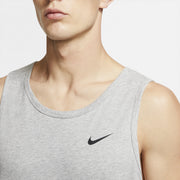 Nike Mens Dri-Fit Training Tank Top – Grey Heather, Size XXL