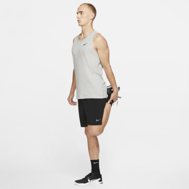 Nike Mens Dri-Fit Training Tank Top – Grey Heather, Size XXL