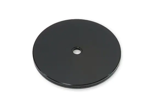 Azar Displays 6Inches Plastic Revolving Display Flat Base Black