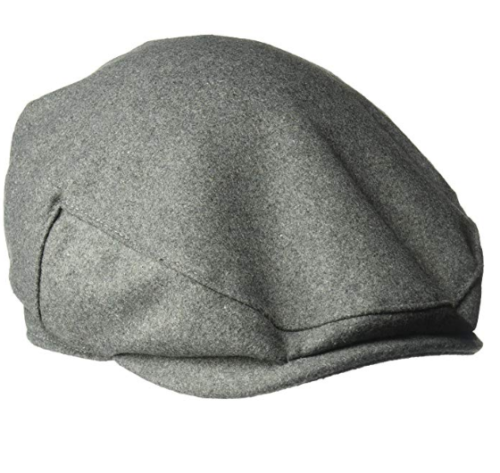 Henschel Men's Wool Melton Blend Ivy Hat with Satin Lining, Size M