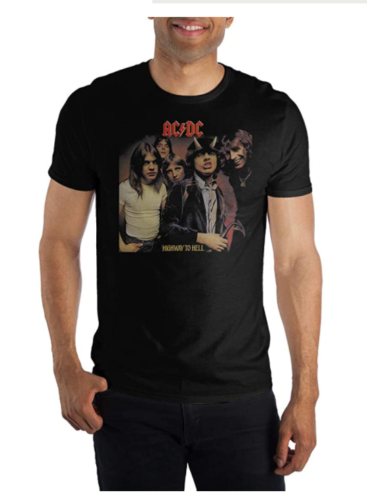 Pacsun AC/DC Highway to Hell Short-Sleeve T-Shirt-S, Size Small