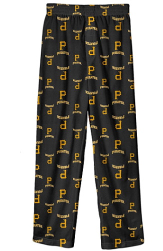 MLB Infant/Toddler Boys Pittsburgh Pirates Printed Pant, Black, L/4T
