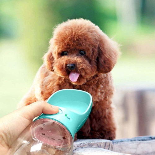 MalsiPree Dog Water Bottle, Leak Proof Portable Puppy Water Dispenser With Drink