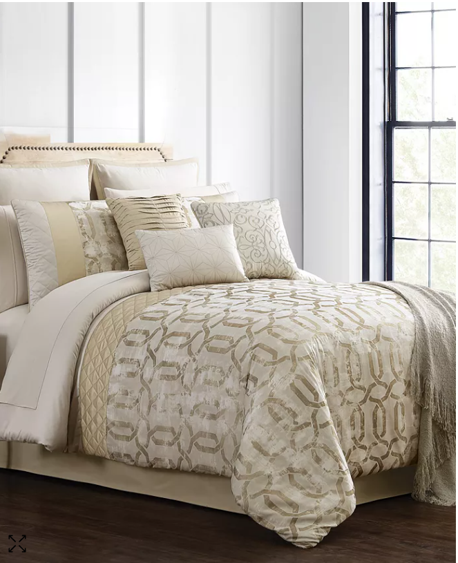Hallmart Collectibles 14-PC. California King Comforter Set Bedding