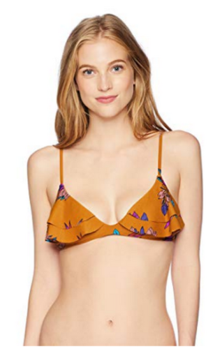 ONeill Womens Georgina Ruffle Triangle Bikini Top, Choose Sz/Color