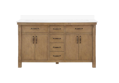 Bellington 60 In. W Bath Vanity in Almond Toffee