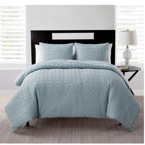 Vcny Home Nina Comforter Set, Full – Queen/Blue