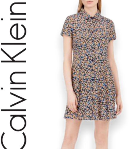 Calvin Klein Jeans Floral-Print Shirtdress