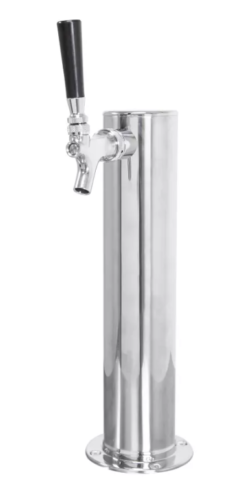 Taprite D4743SS-14 :: 14-Inch Single Faucet Beer Tower