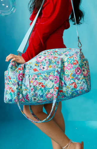 Vera Bradley Disney Ariel Floral Travel Weekender Bag