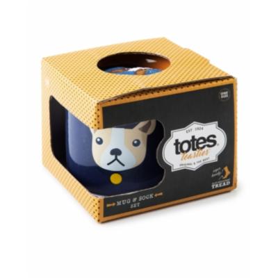 Totes Mens Mug & Socks Gift Set - Bulldog