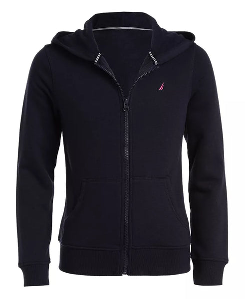 Nautica Little Girls Zip-up Fleece Hoodie, Size S/4