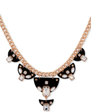 GUESS Statement Necklace with Lucite Drops