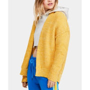 Free People High Hopes Cardigan Sweater - Mustard Size M