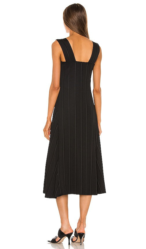 Theory Paneled Midi Dress