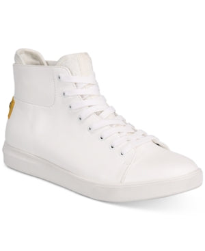 KINGSIDE Mens William High-Top Sneaker Size 9.5 White