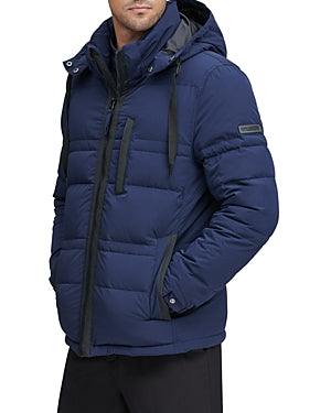 Marc New York Huxley Removable-Hood Down Jacket, Size XL