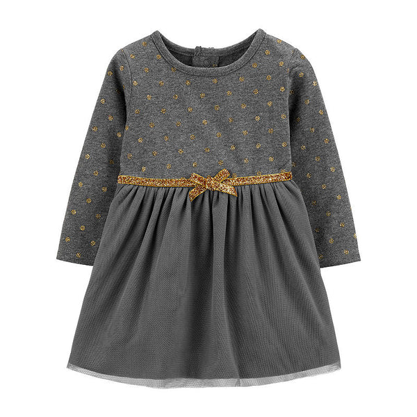 Carters Baby Girls Glitter Dot Dress