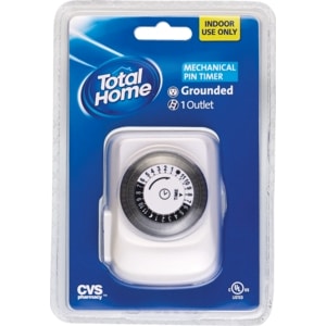 Total Home by CVS Heavy Duty Indoor 24 Hour Timer