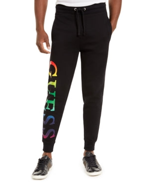 Guess Mens Arthur Ombre Rainbow Logo Joggers , Choose Sz/Color
