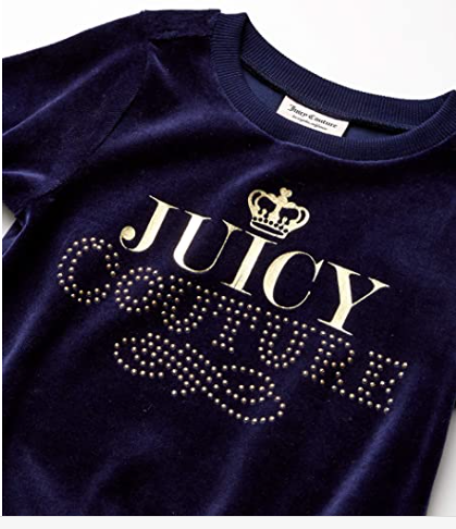 Juicy Couture Toddler Girls Velour Sweatshirt, Choose Sz/Color