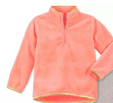 Juicy Couture Toddler Girls Fleece Sweatshirt, Size 4T