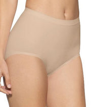 Bali Seamless Shaping Brief Soft Taupe Womens, Size Small