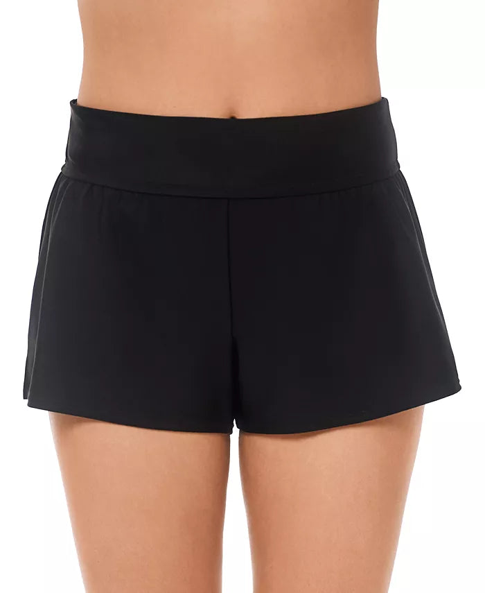 Reebok Womens Black Swim Shorts, Size 18