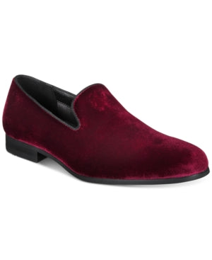 Inc Mens Trace Velvet Loafers, Mens Shoes, 8M/Red