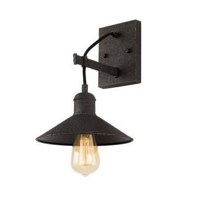 Home Decorators Collection Halstead 10 in. 1-Light Vintage Bronze Wall Sconce