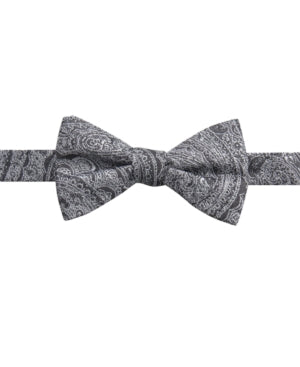 Ryan Seacrest Distinction Mens Atwood Pre-Tied Bow Tie, Gray