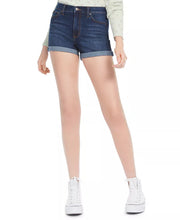 Celebrity Pink Juniors High-Rise Cuffed Denim Shorts, Size 11