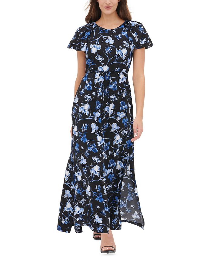 Tommy Hilfiger Floral-Print Maxi Dress Vanessa Jane Tommy Hilfiger Floral-Print Maxi Dress Vanessa Jane