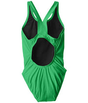 Speedo Girls Pro FL Superpro Swimsuit, Hyper Green, Size 4/Xs