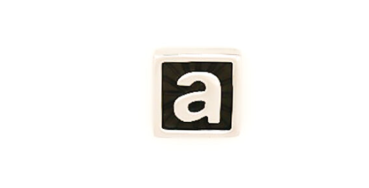 Emarvanay Jewelry Interchangeable Magnetic Enamel Charm Letter A