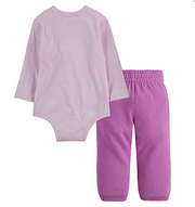 Levis 2 Pc Set Girls Logo Pant Set Baby, Newborn/Pink Lady