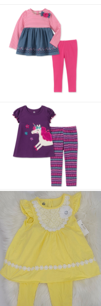 Kids Headquarters Little Girls Tunic & Leggings