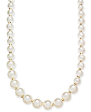 Thalia Sodi Gold-Tone Imitation Pearl 60 Strand Necklace