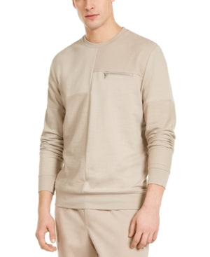 Inc Mens Pattern-Blocked Sweatshirt, Size XS