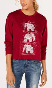Rebellious One Juniors Elephant Graphic-Print T-Shirt, Size XL