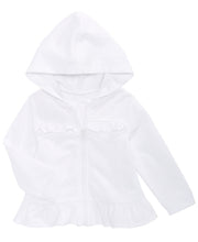 First Impressions Baby Girls Eyelet Hoodie-18M/White