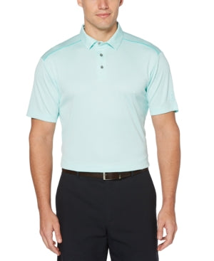 PGA Tour Mens Mini-Argyle Jacquard Polo, Size XXL