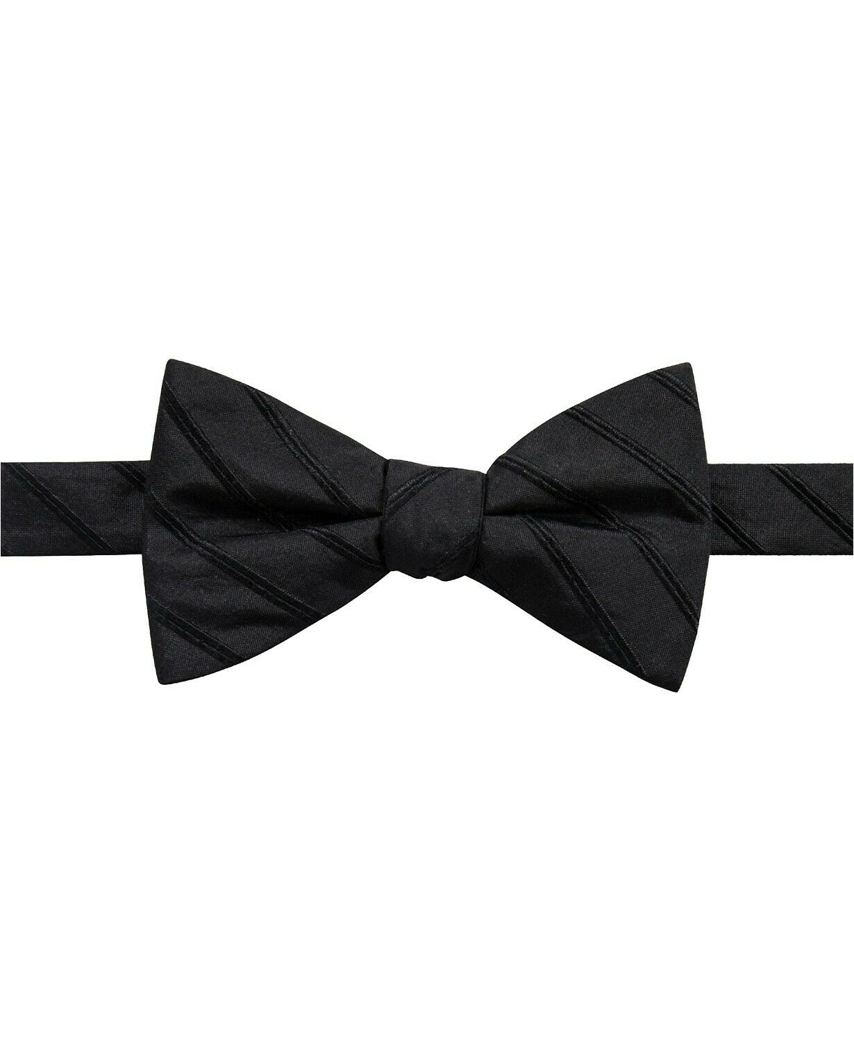 Ryan Seacrest Distinction Mens Bow Tie Odell Striped Pre-Tied