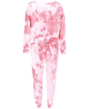 Jenni Womens Tie-Dyed Loungewear Set, Size XS