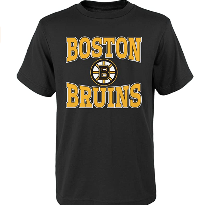 NHL Youth Boys Boston Bruins Team T-Shirt, Size Large